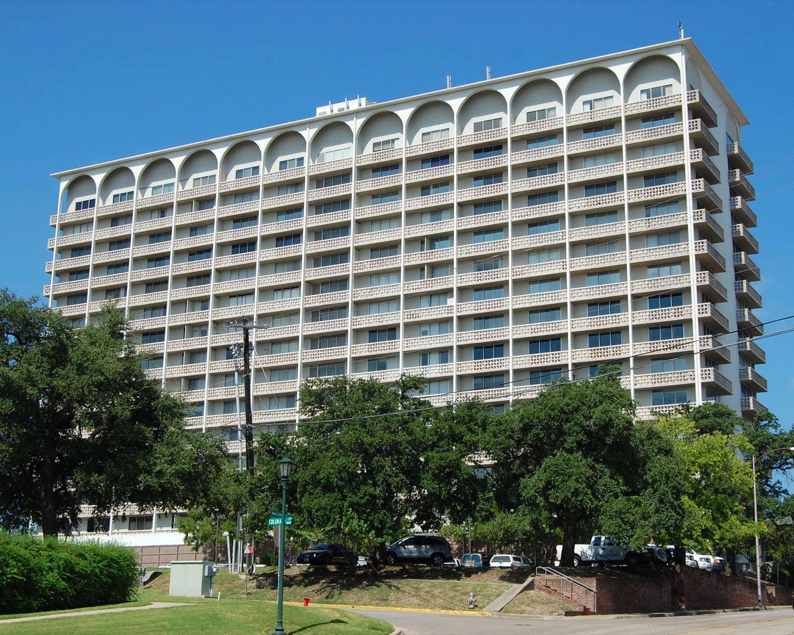 Cambridge Tower Austin facade detail