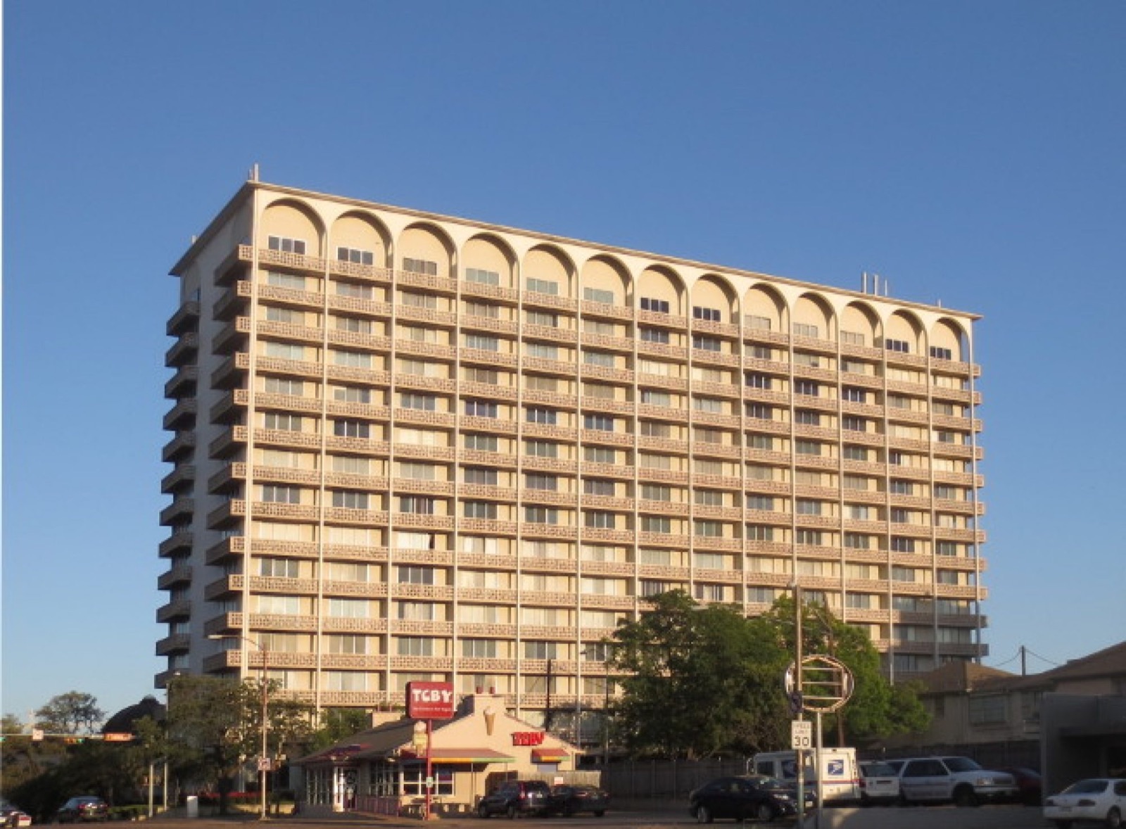 Cambridge Tower exterior in Austin